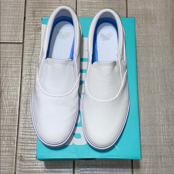 NIKE SB Sneakers Hat Charge Slip On White SnapBack - Picture 3 of 11